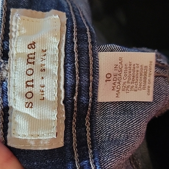 SONOMA LIFE & STYLE Size 10 Jean Capri - Picture 7 of 8